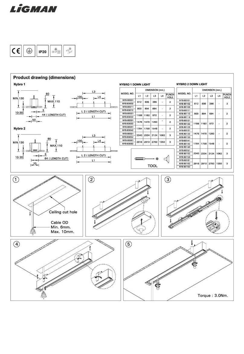 LIGMAN NYB-80052 User manual