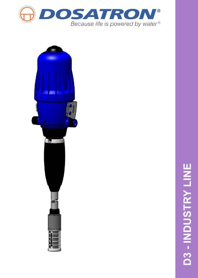 dosatron D3 Series User manual dosatron D3 Series User manual