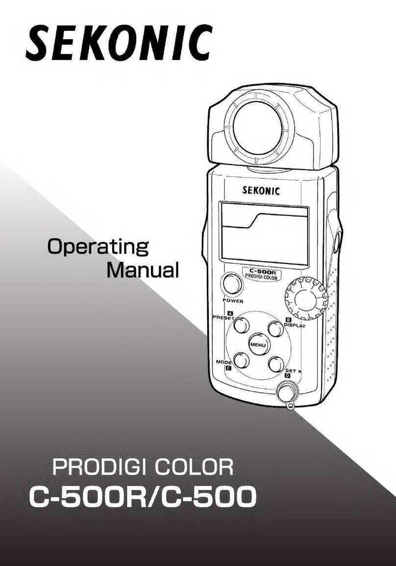 Sekonic C-500R User manual