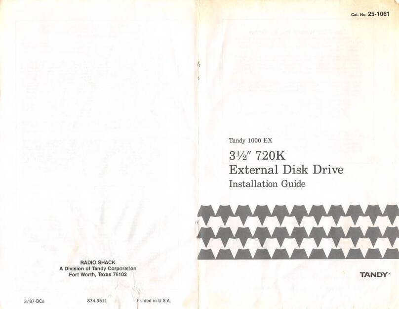 Tandy 1000 EX installation guide Tandy 1000 EX installation guide