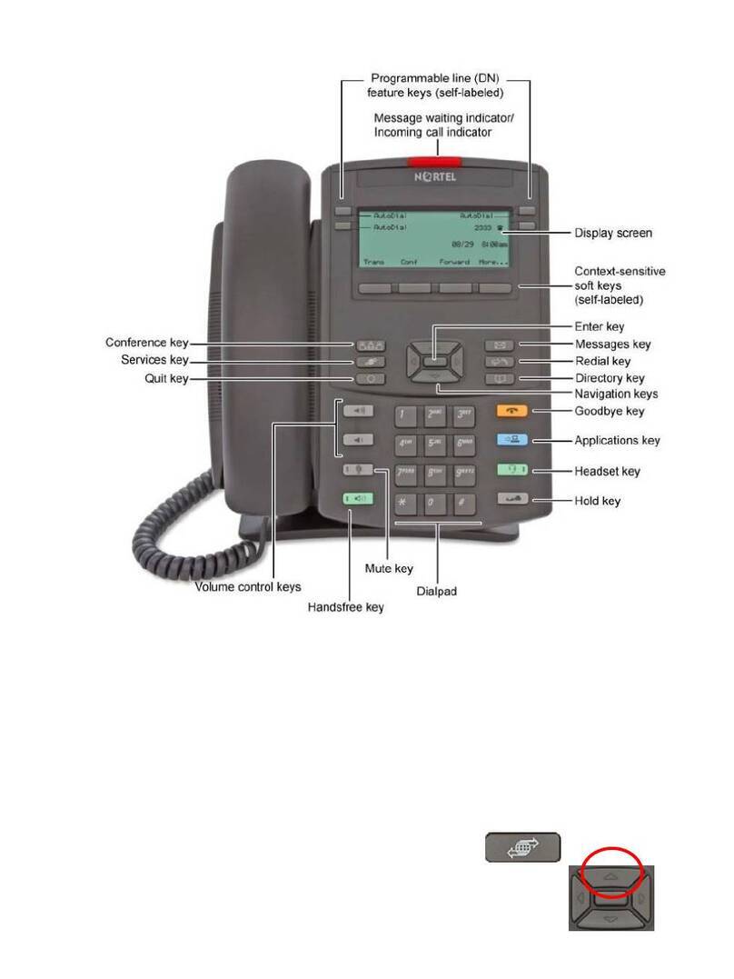Nortel 1220 User manual