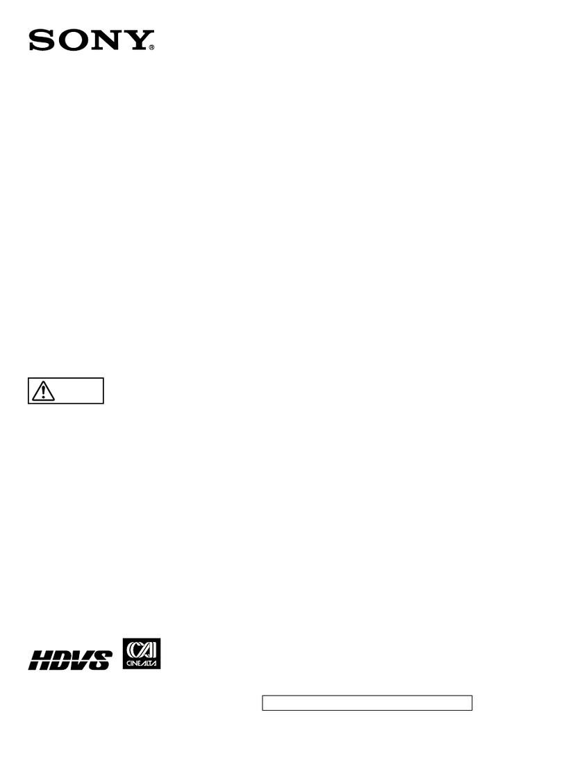 Sony HKPF-9000 Operation manual