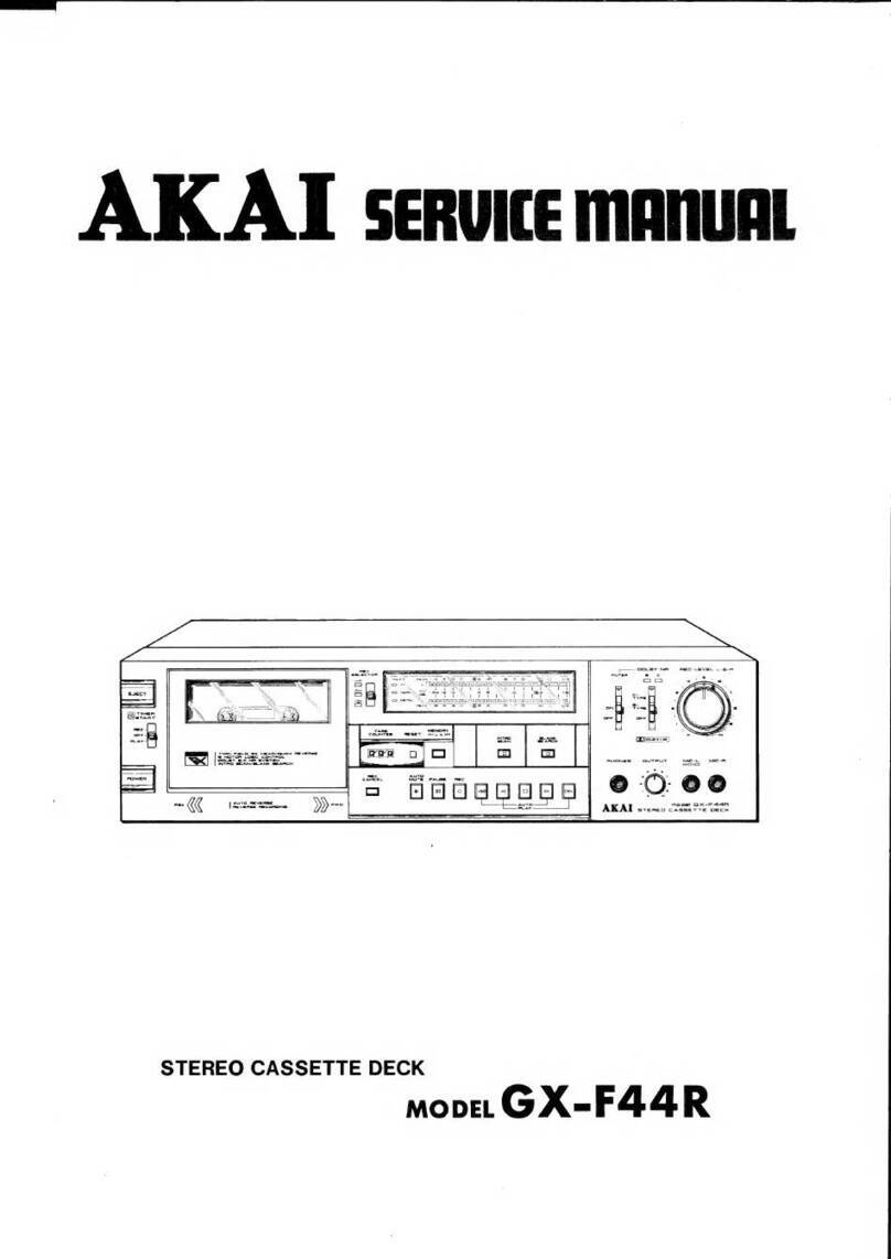 Akai GX-F44R User manual