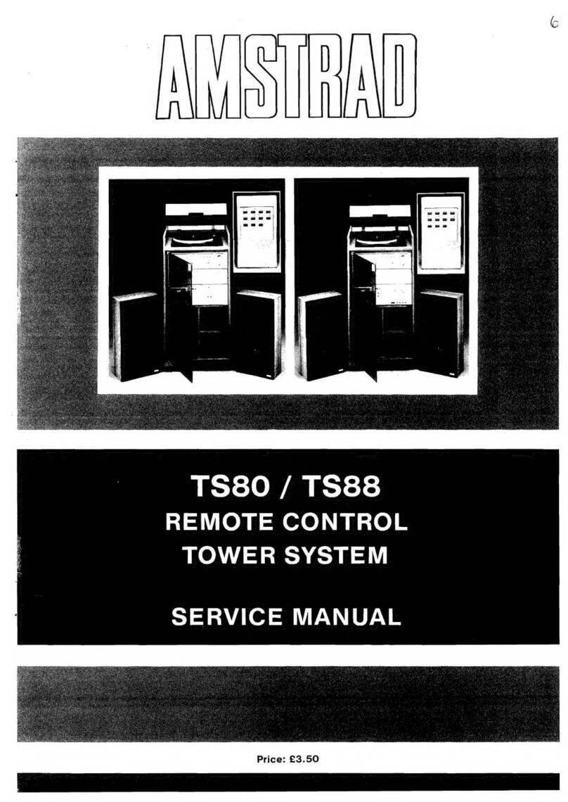 AMSTRAD TS80 User manual