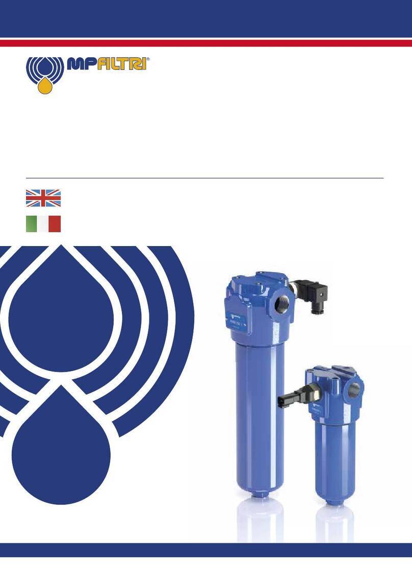 MPFiltri FMM Series Installation, service and maintenance instructions