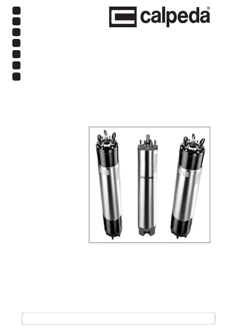 Calpeda CS-R Series Operation instructions