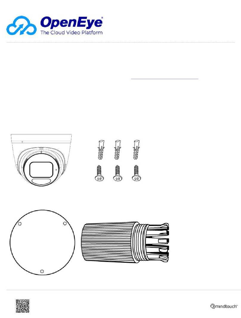 OpenEye C3012T4B-S User manual