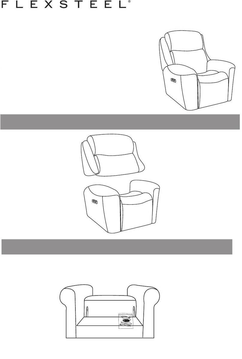Flexsteel home Power Recliner with Power Headrest and... manual
