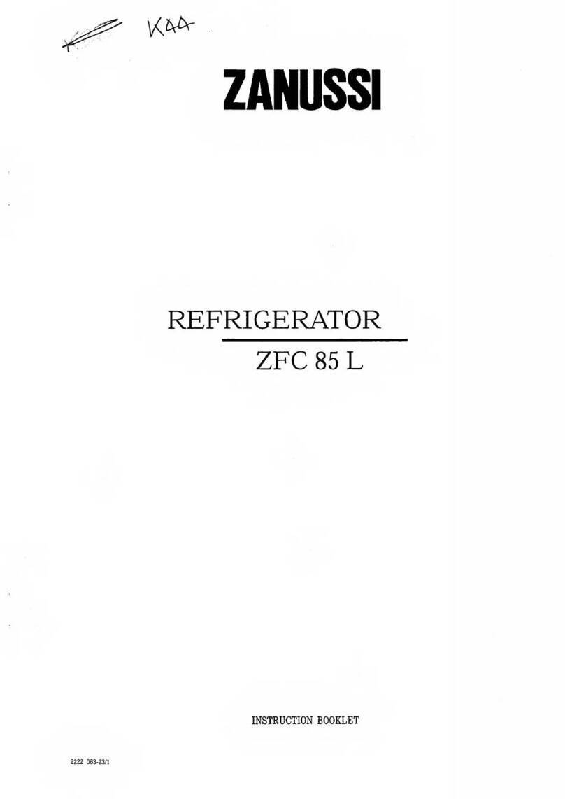 Zanussi ZFC 85 L User manual