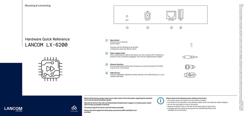 Lancom LX-6200 User manual