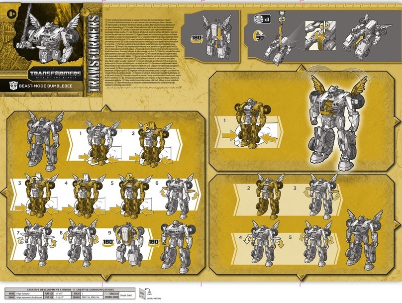 Hasbro TRANSFORMERS BEAST-MODE BUMBLEBEE User manual