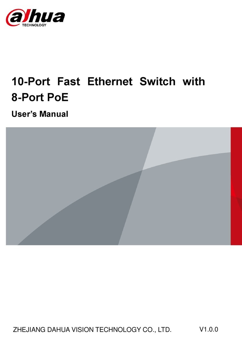 Dahua DH-PFS3010-8ET-65 User manual