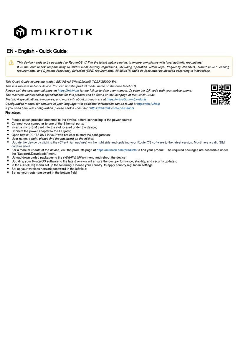 MikroTik S53UG+M-5HaxD2HaxD-TC&RG502Q-EA User manual