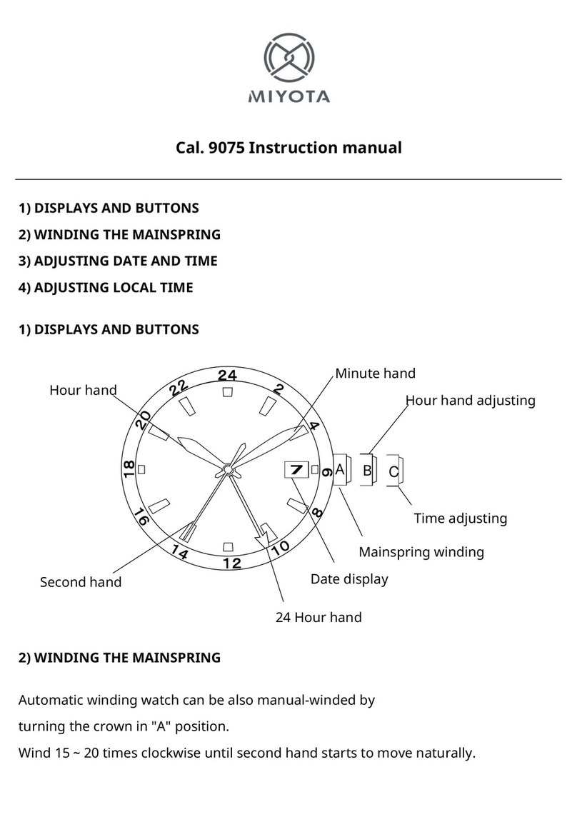 Citizen 9075 User manual