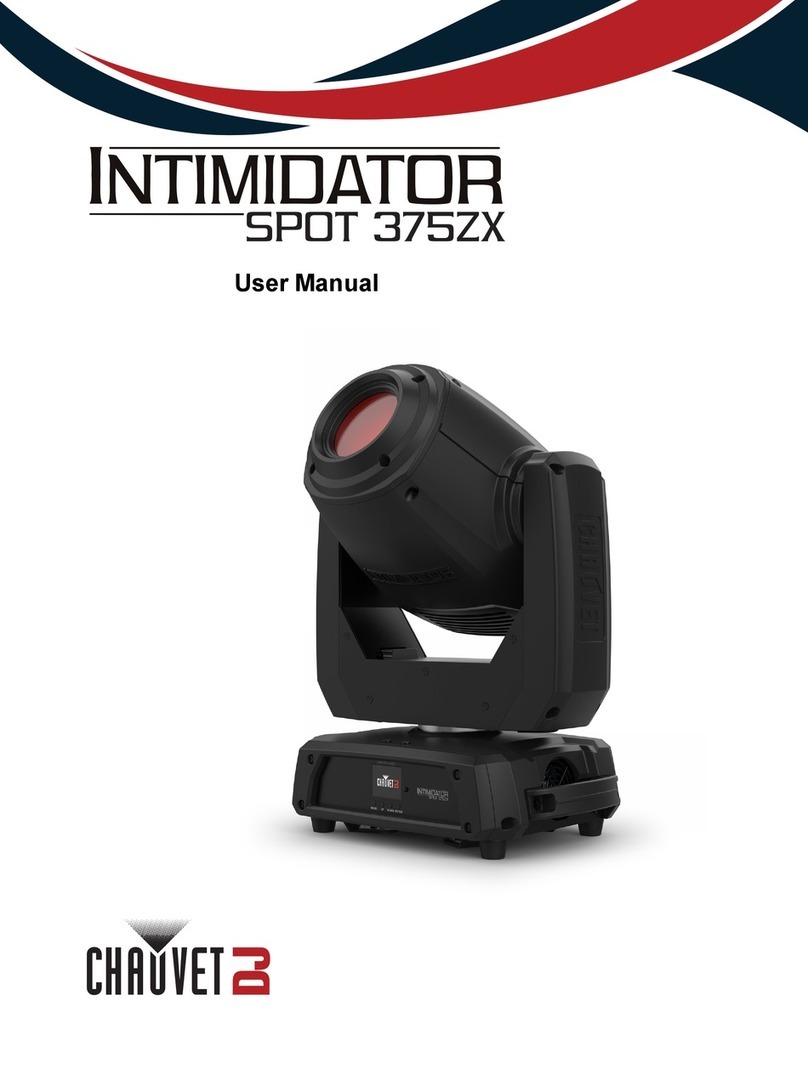 Chauvet DJ Intimidator Spot 375ZX user manual