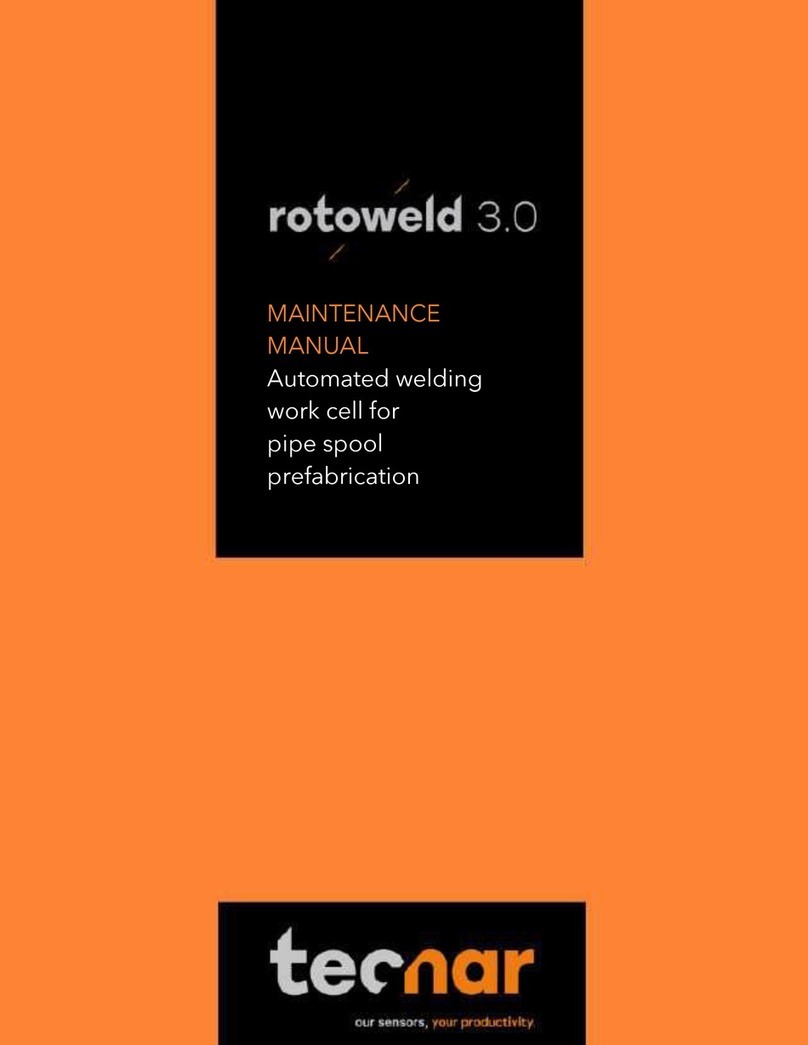 Tecnar Rotoweld 3.0 Maintenance manual