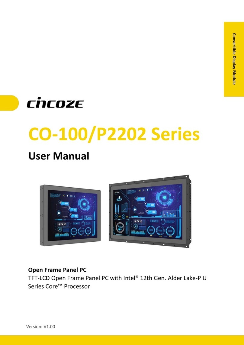 Cincoze CO-100/P2202 Series User manual