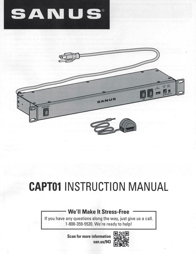 Sanus CAPT01 instruction manual