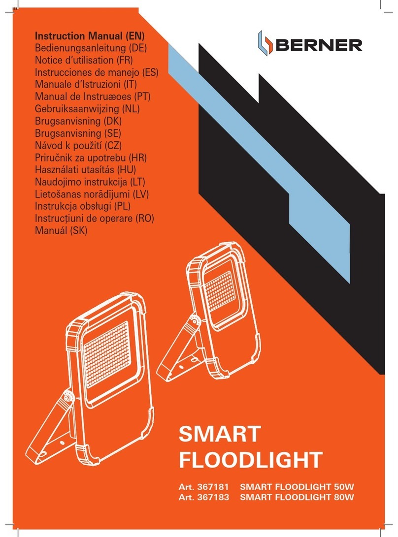 Berner 367181 instruction manual