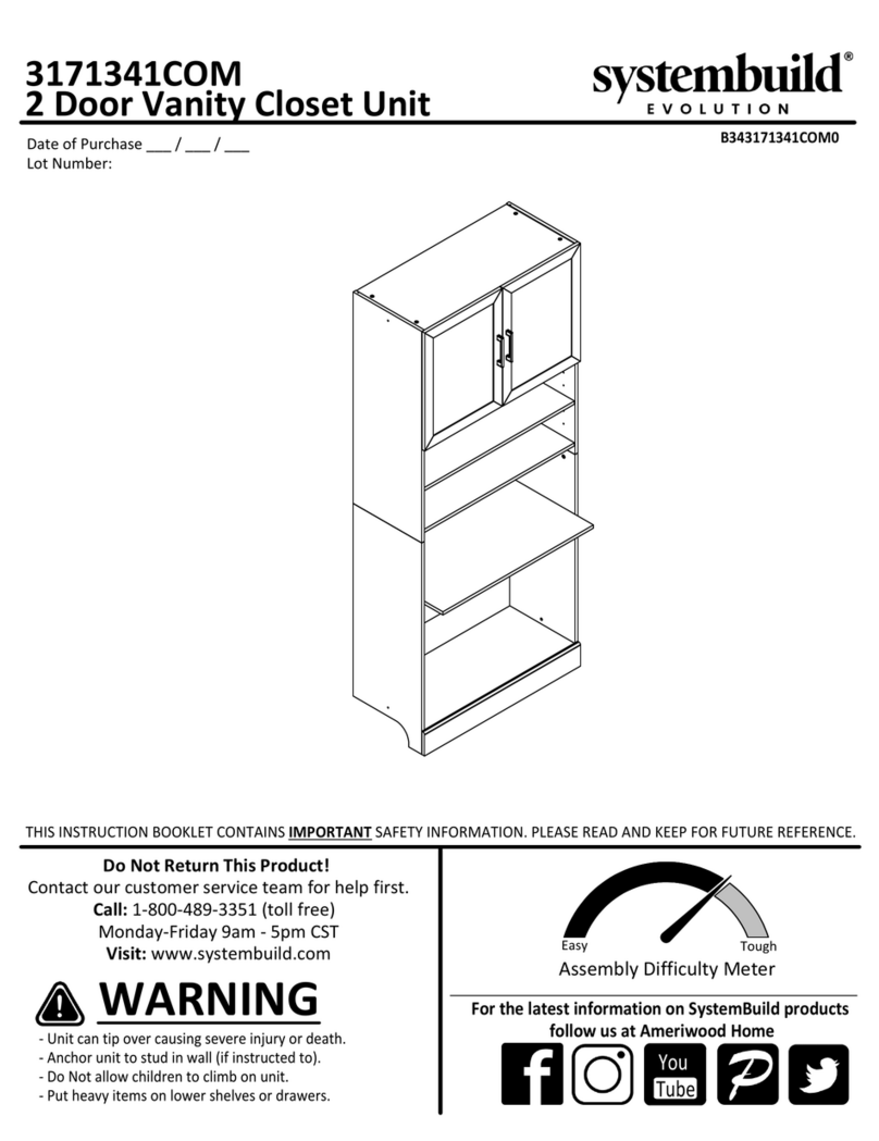 Systembuild Evolution 3171341COM User manual Systembuild Evolution 3171341COM User manual