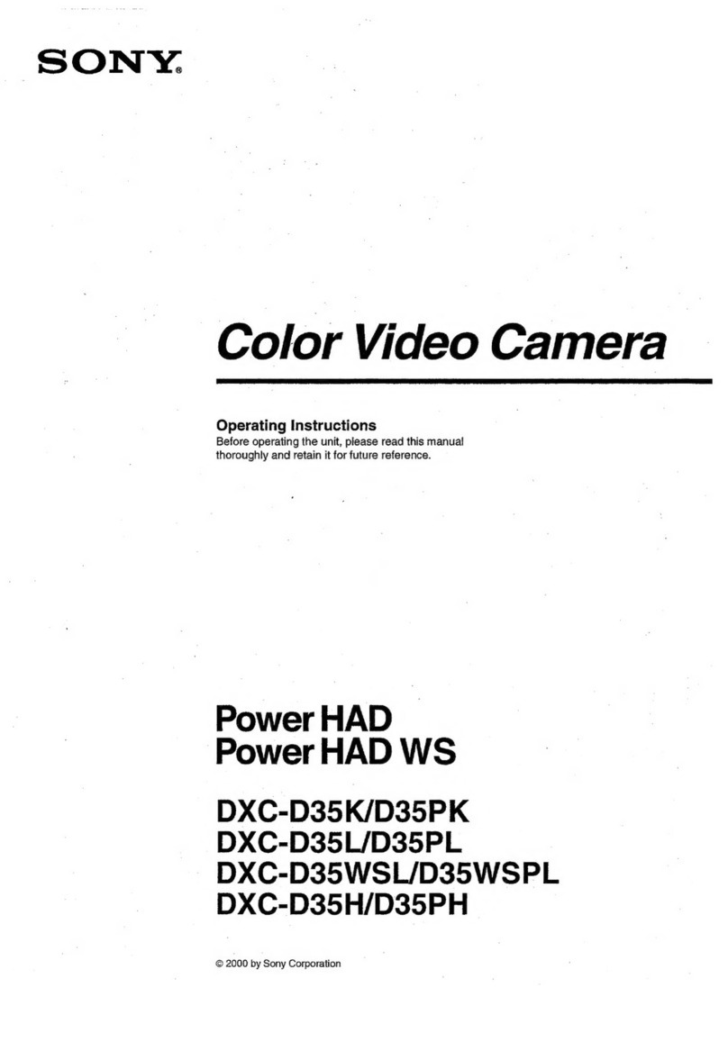 Sony DXC-D35K User manual