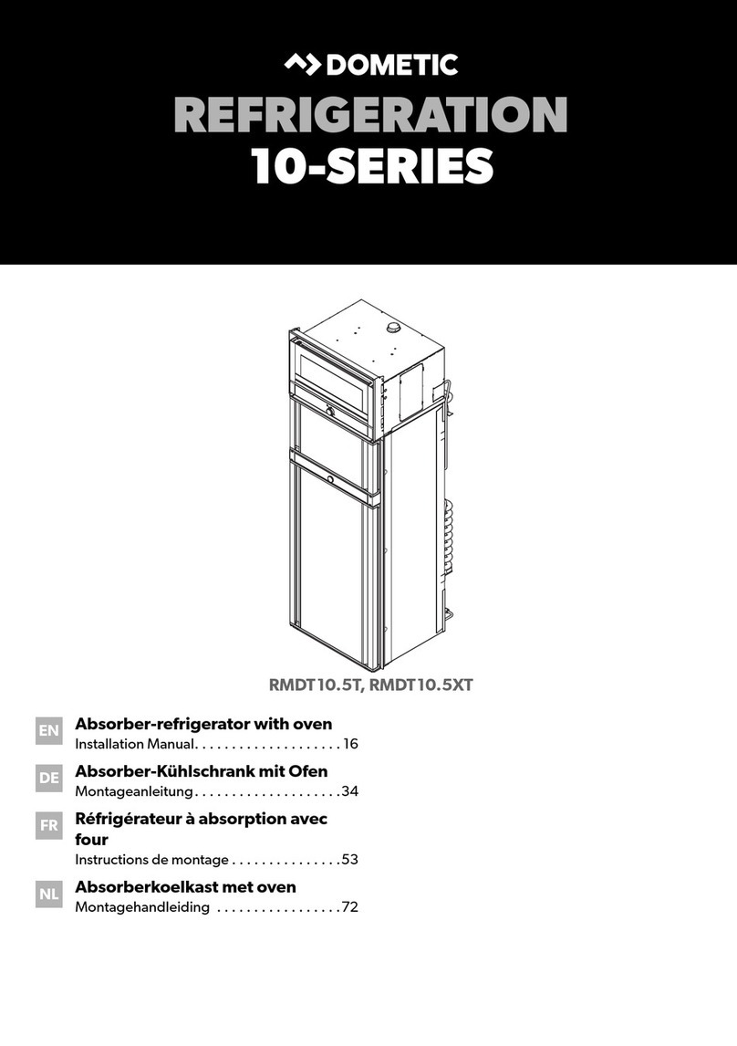 Dometic REFRIGERATION 10-Series User manual