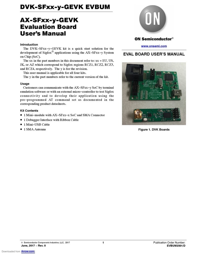 ON Semiconductor DVK-SF GEVK Series User manual