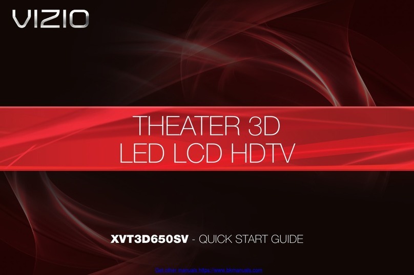 Vizio XVT3D650SV User manual