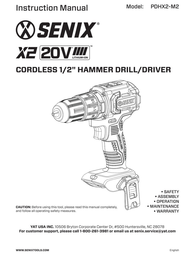 Senix PDHX2-M2 instruction manual