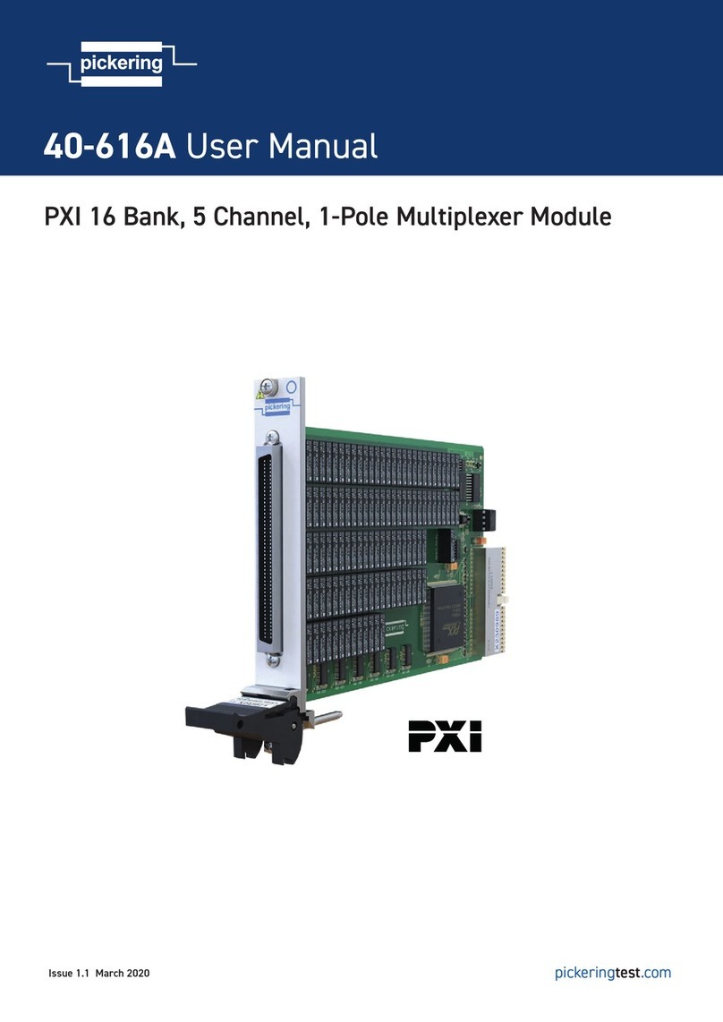 Pickering 40-616A User manual Pickering 40-616A User manual