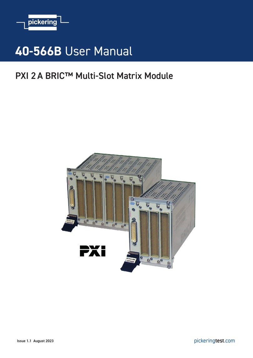 Pickering 40-566B user manual