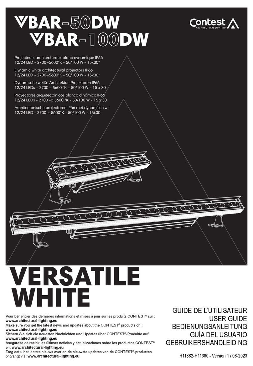 Contest VERSATILE WHITE VBAR-50DW user guide