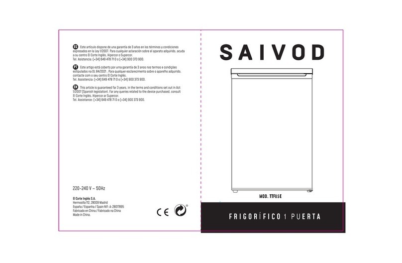 Saivod TTF85E User manual Saivod TTF85E User manual