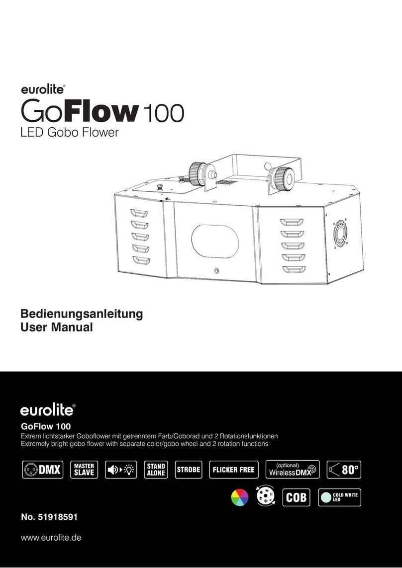 EuroLite GoFlow100 User manual