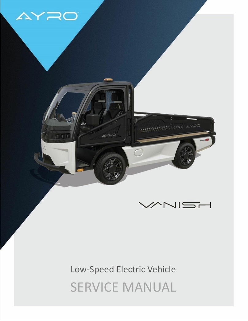 AYRO VANISH User manual