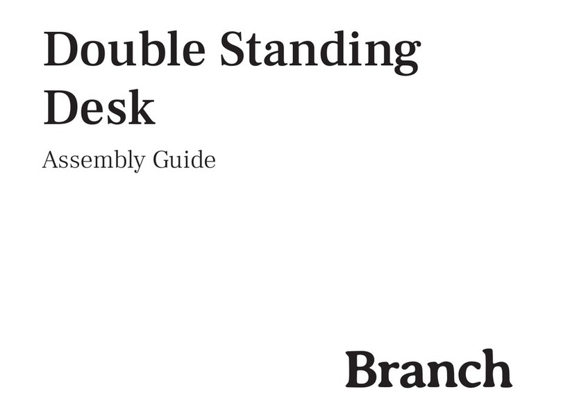 Branch Double Standing Desk User manual