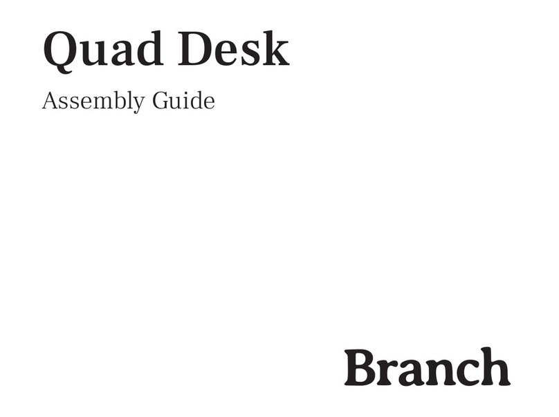 Branch Quad Desk User manual