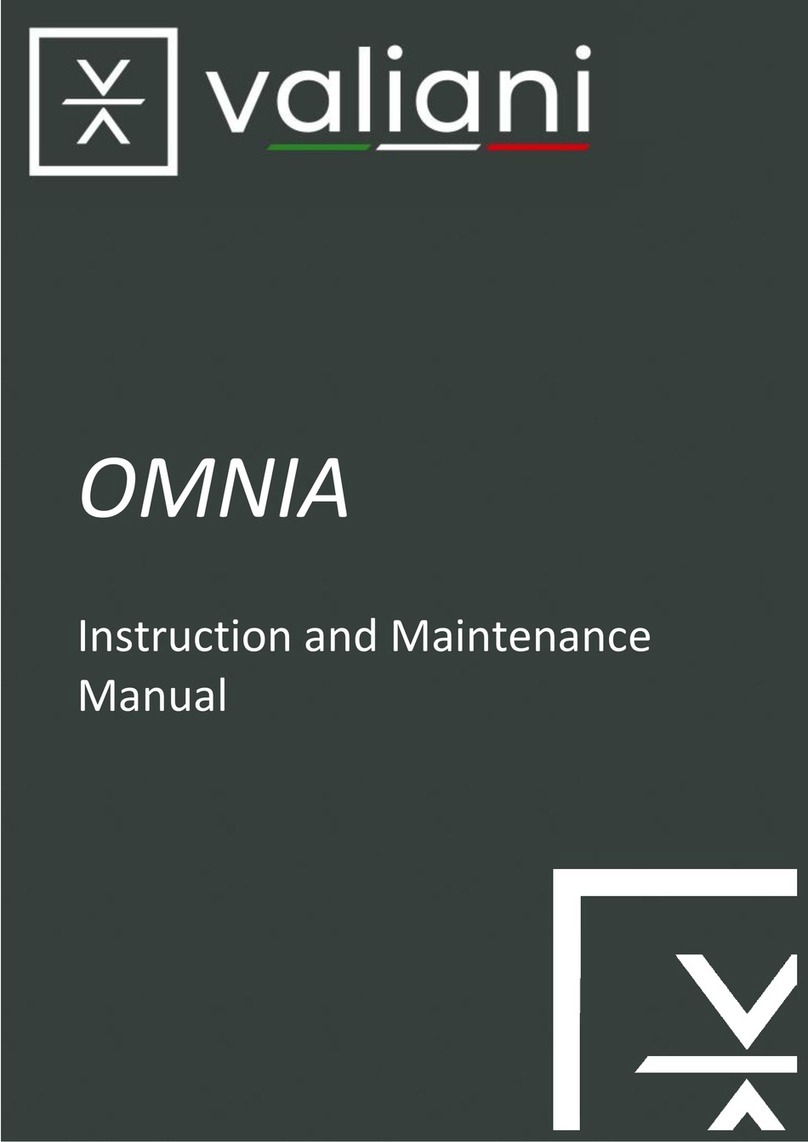 Valiani OMNIA Instruction and maintenance manual