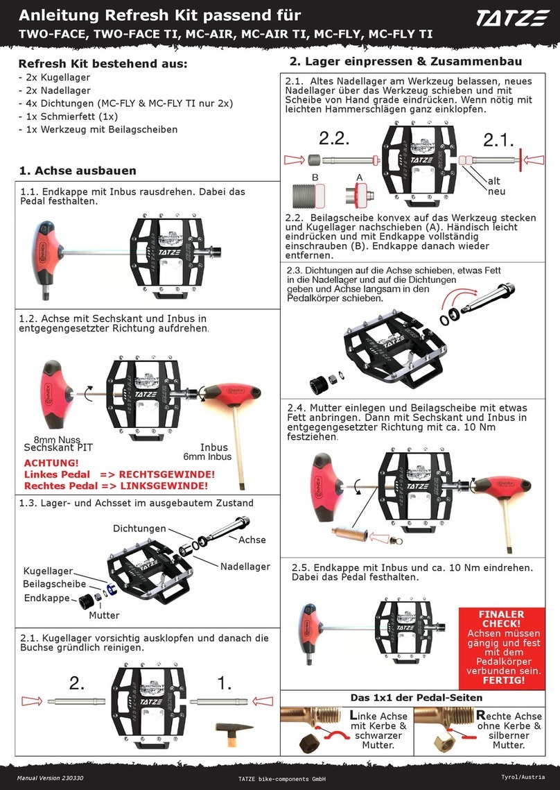 Tatze Manual Refresh Kit quick start guide