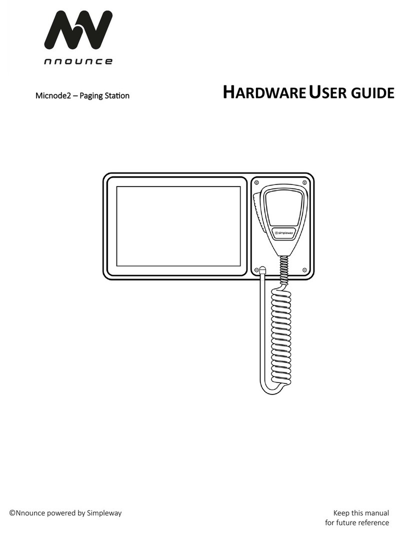 Simpleway nnounce Micnode2 Hardware user's guide