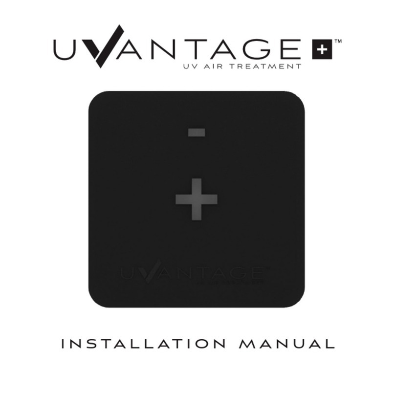 Regal Rexnord UVANTAGE PLUS installation manual