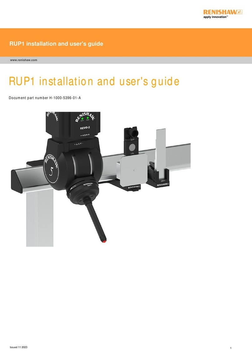 Renishaw RUP1 User manual