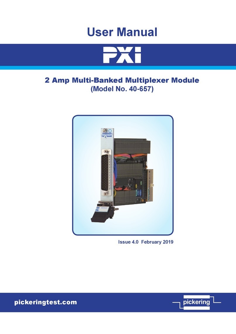 Pickering 40-657 User manual Pickering 40-657 User manual