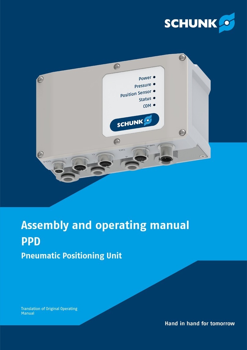 SCHUNK PPD Assembly and operating manual