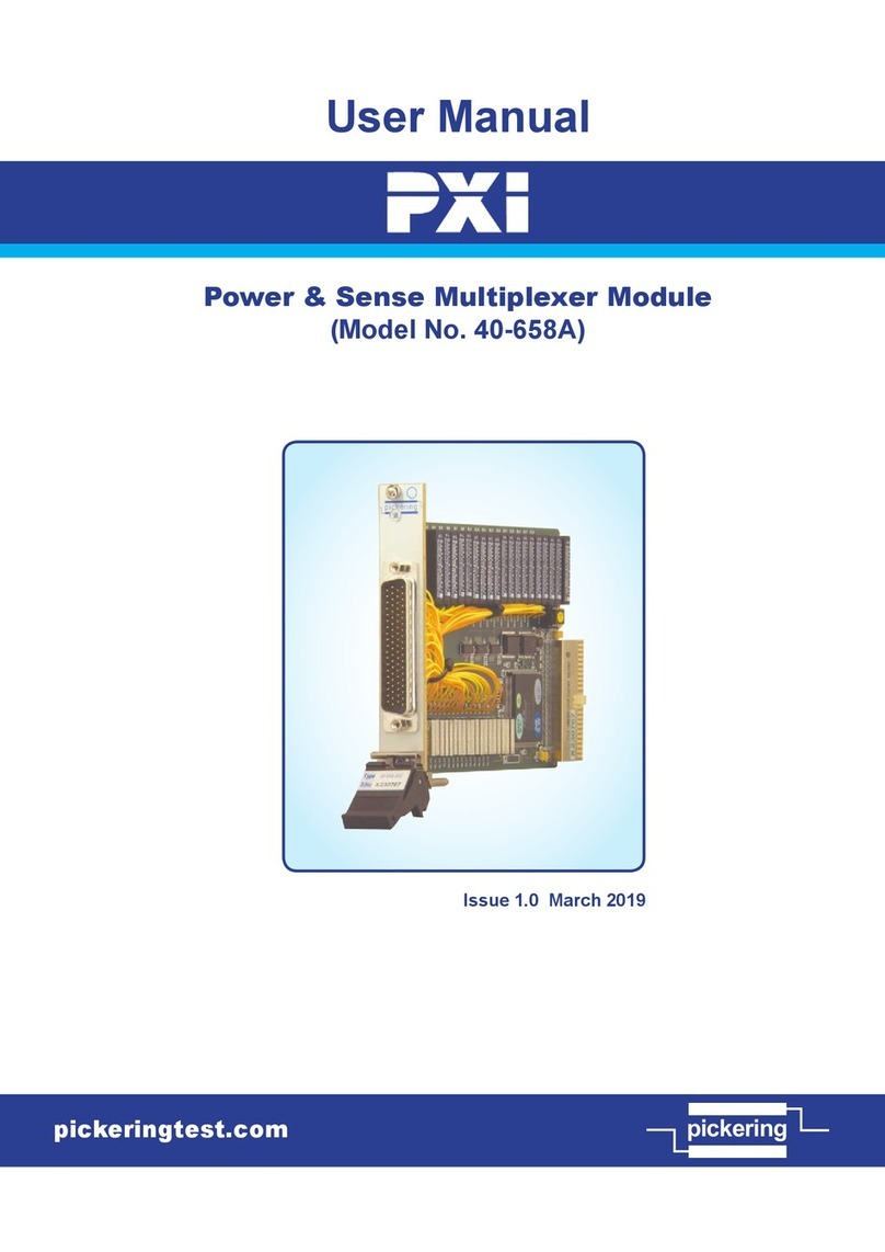 Pickering 40-658A user manual