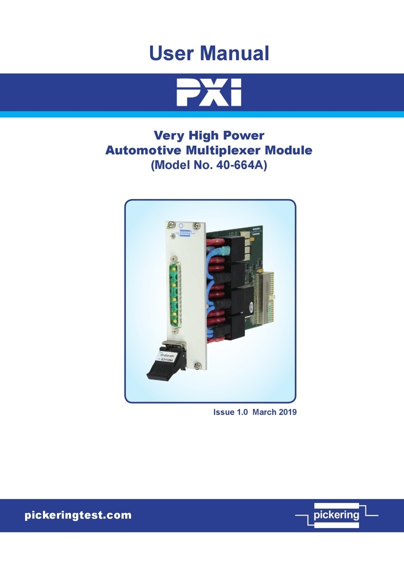 Pickering PXI 40-664A User manual