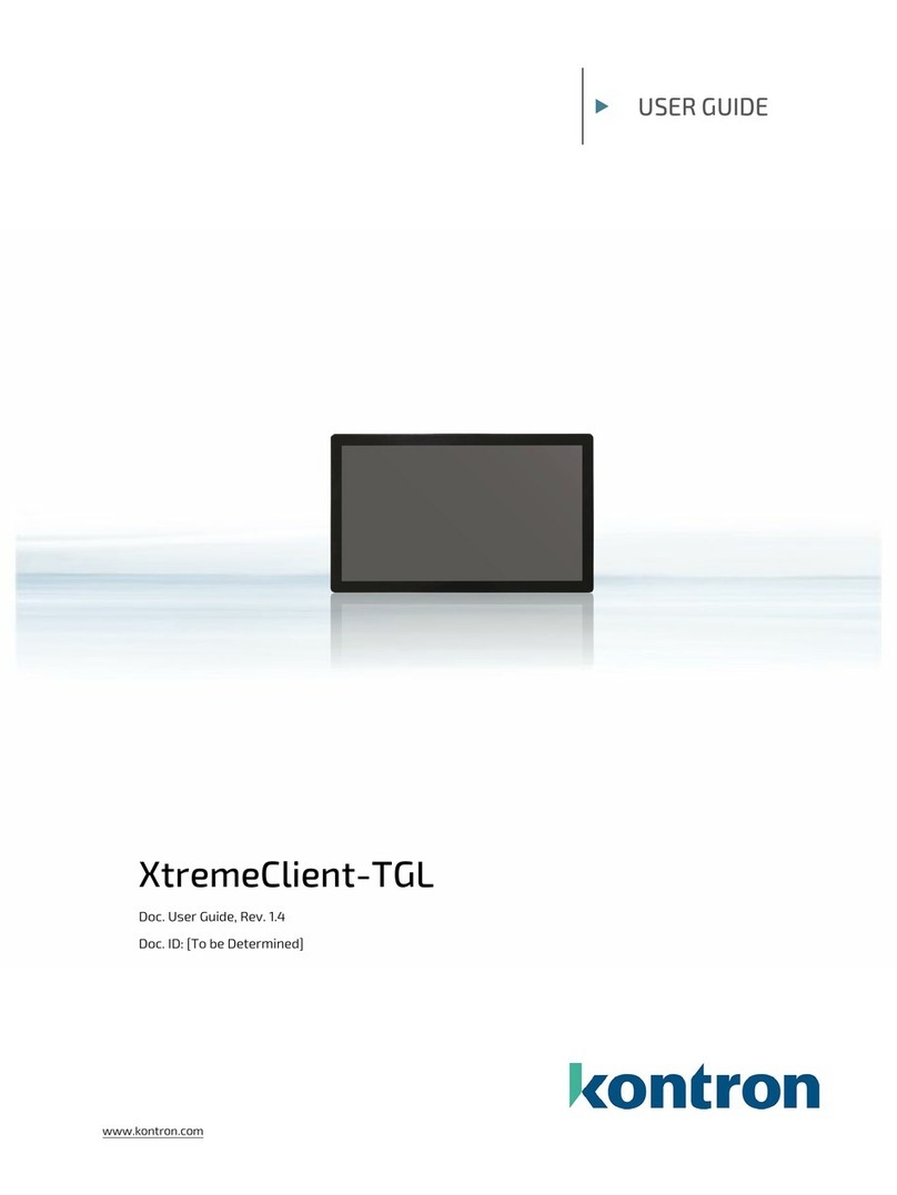 Kontron XtremeClient-TGL User manual