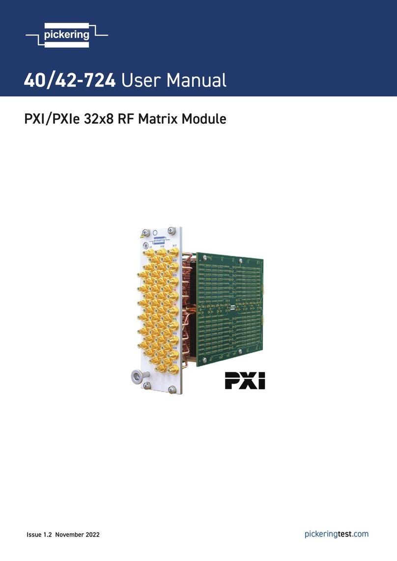 Pickering 42-724 User manual Pickering 42-724 User manual
