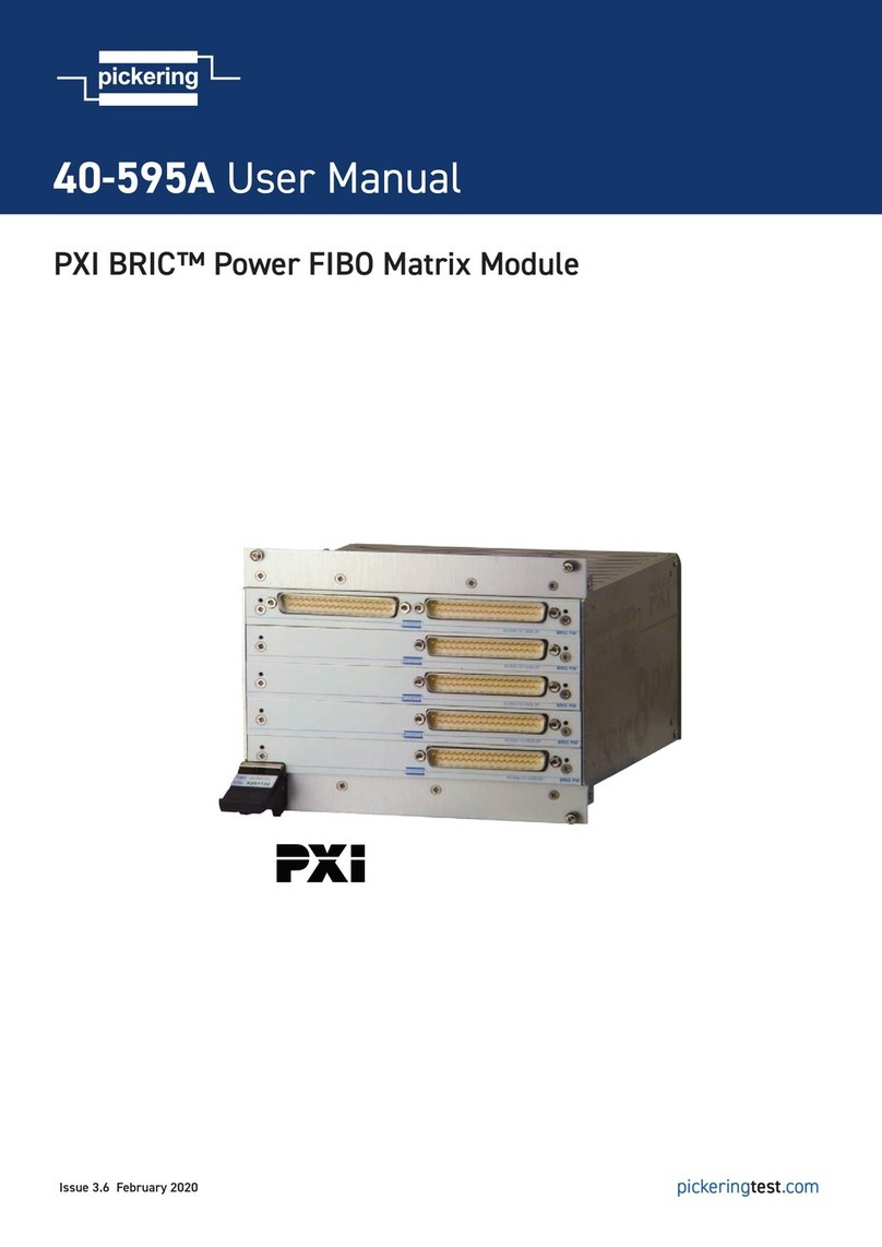 Pickering PXI BRIC 40-595A User manual