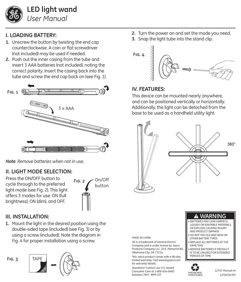 GE 12747 User manual